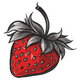 Strawberry Fruit Embroidery Design, Instant Download