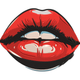 Striking Red Lips Embroidery Design, Fashion Beauty Machine Embroidery, Instant Download