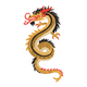 Stunning Chinese Dragon Embroidery Design, Instant Download