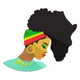 Stylish African Woman Embroidery Design, Instant Download