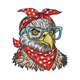 Stylish Eagle Embroidery Design, Instant Download
