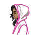 Stylish Hooded Girl Embroidery Design, Instant Download