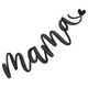 Stylish Mama Script Embroidery Design, Word Art Machine Embroidery, Instant Download