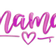 Stylish Mama Script Embroidery Design, Mother's Day Machine Embroidery Pattern, Instant Download