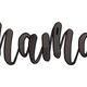 Stylish Mama embroidery design, Mother's Day Pattern