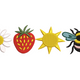 Summer Icons Set Embroidery Design, Instant Download