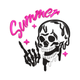 Summer Skull Embroidery Design, Instant Download