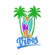 Summer Surf Vibes Embroidery Design, Instant Download
