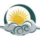 Sun, Moon & Clouds Embroidery Design, Machine Embroidery Pattern, Instant Download