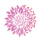 Sunflower Breast Cancer Awareness Ribbon Embroidery Design, Instant Download