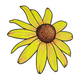 Sunflower Embroidery Design, Golden Petal Bloom Pattern, Instant Download