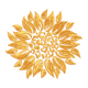 Sunflower Mandala Embroidery Design, Instant Download