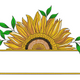 Sunflower Name Frame Embroidery Design, Instant Download