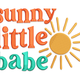 Sunny Little Babe Embroidery Design, Instant Download
