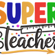 Super Teacher Embroidery Design, Instant Download