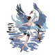Swan Lake Ballet Embroidery Design, Instant Download