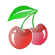 Sweet Cherry Pair Embroidery Design, Instant Download