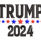 TRUMP 2024 Embroidery Design, Instant Download
