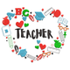 Teacher Heart ABC Embroidery Design, Instant Download