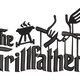 The Grillfather BBQ Typography Embroidery Design, Instant Download