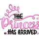 The Princess Has Arrived Embroidery Design, Instant Download