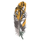Tiger Feather Embroidery Design, Instant Download