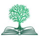 Tree of Knowledge Growing from Open Book Embroidery Design, Instant Download