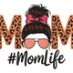 Trendy Leopard Mom Embroidery Design, Mother's Day Pattern, Instant Download
