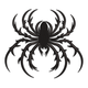 Tribal Spider Embroidery Design, Halloween Pattern, Instant Download