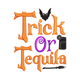 Trick Or Tequila Embroidery Design, Instant Download