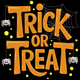 Trick or Treat Halloween Embroidery Design, Instant Download