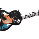 Tropical Guitar Sunset Embroidery Design, Instant Download