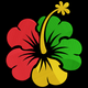 Tropical Hibiscus Flower Embroidery Design V2, Instant Download