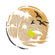 Tropical Sunset Beach Embroidery Design, Summer Machine Embroidery Pattern, Instant Download