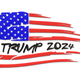 Trump 2024 American Flag Embroidery Design, Instant Download