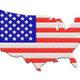 USA Map American Flag Embroidery Design, Instant Download