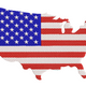 USA Map Flag Embroidery Design, Independence Day Pattern