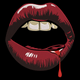 Vampire Lips Embroidery Design, Instant Download