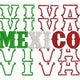 Viva Mexico Embroidery Design, Instant Download