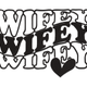 Wifey Word Art Embroidery Design, Bride Wedding Machine Embroidery Pattern, Instant Download