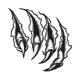 Wild Claw Marks Embroidery Design, Instant Download