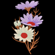 Wild Garden Blooms Embroidery Design, Instant Download