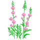 Wildflower Stems Embroidery Design, Instant Download