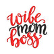 Wife Mom Boss Embroidery Design, Funny Quote Machine Embroidery Pattern, Instant Download