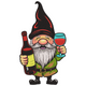 Wine Gnome Embroidery Design V2, Instant Download