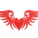 Valentine Winged Heart Embroidery Design, Angel Heart Machine Embroidery, Instant Download