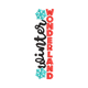 Winter Wonderland Embroidery Design, Instant Download
