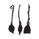 Witch Broom Trio Halloween Embroidery Design, Instant Download