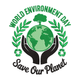 World Environment Day Save Our Planet Embroidery Design, Pattern