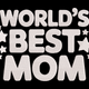World's Best Mom Embroidery Design, Mother's Day Pattern, Instant Download